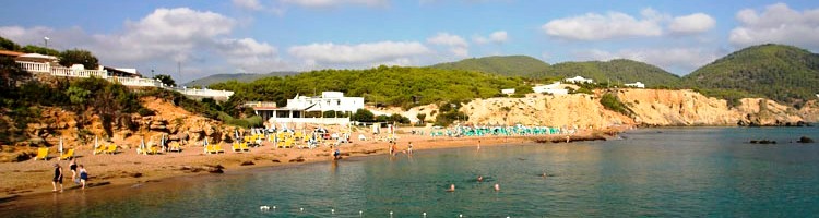 Playa Figueral, Ibiza strand foto